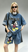 Mickey denim outfit