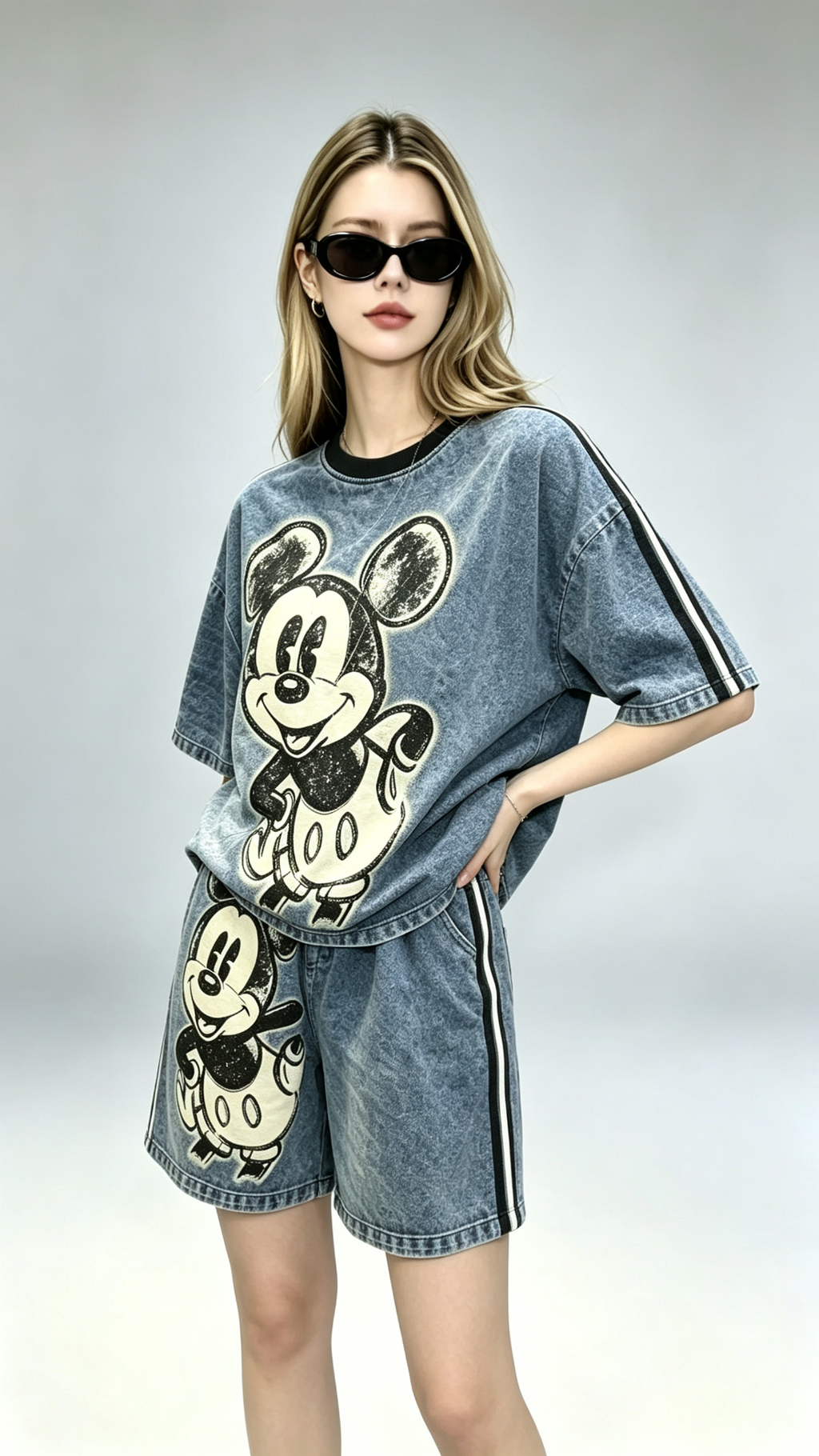 Mickey Denim Summer Set