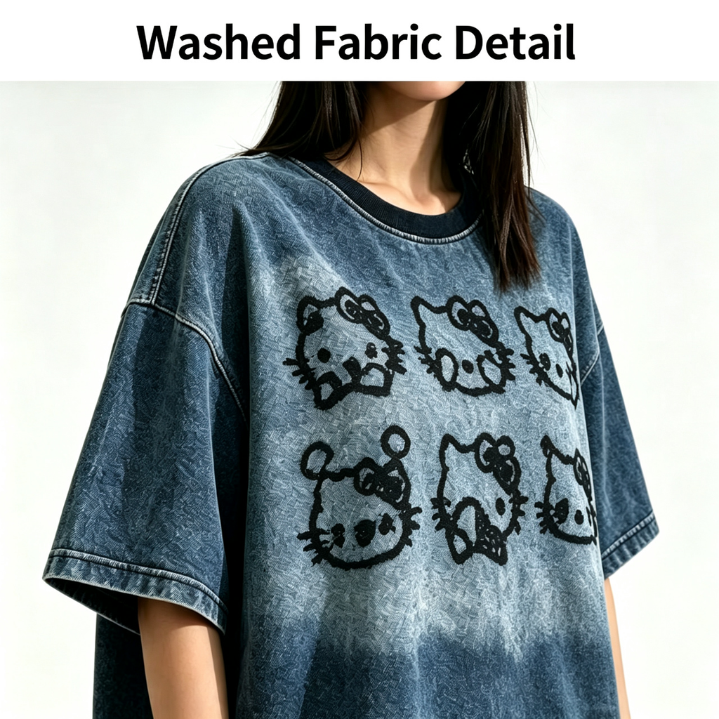 Hello Kitty denim outfit